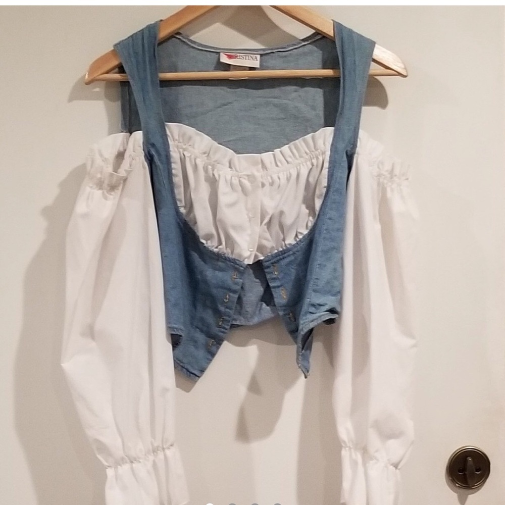 Off the shoulder Prairie Top